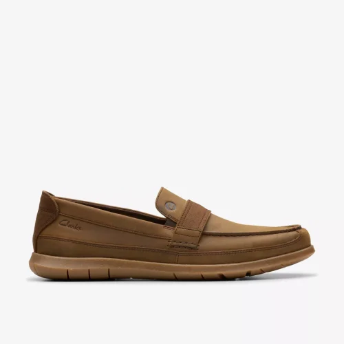 Clarks Flexway Band Beeswax Suede